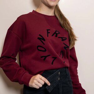 Burgundy France Crewneck